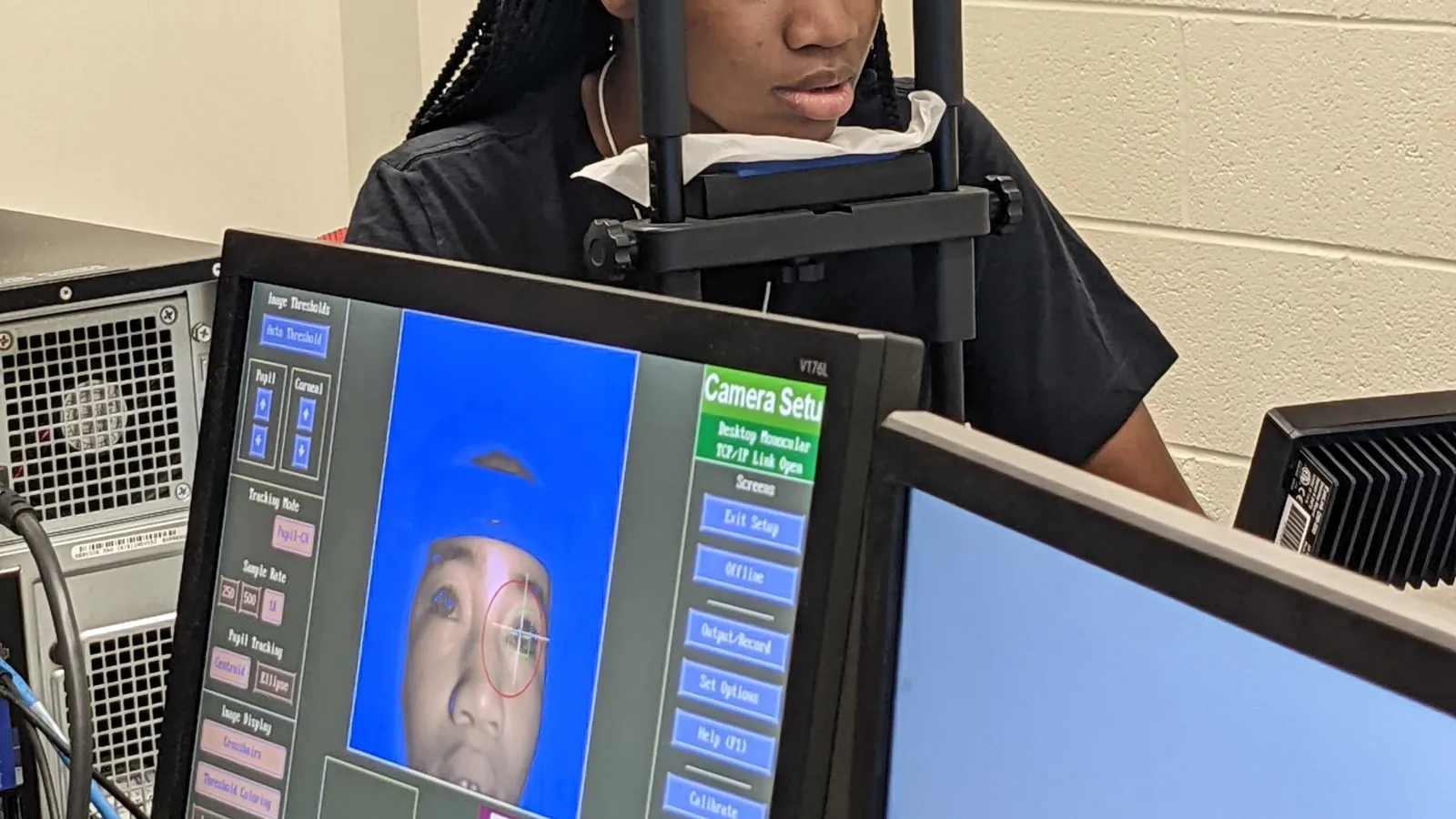 Eye tracking lab at HumCog