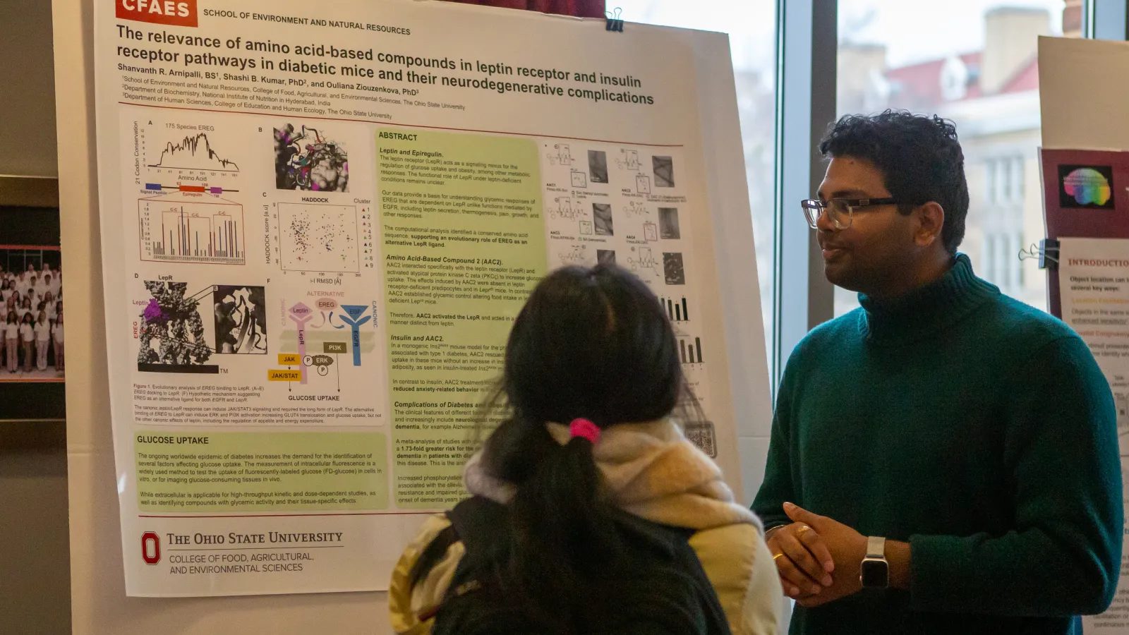 Undergraduate presenters at the 2023 CCBS poster session 
