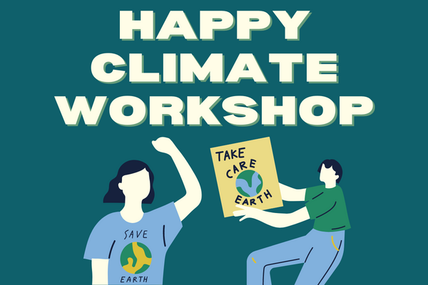 Promo image, happy climate workshop