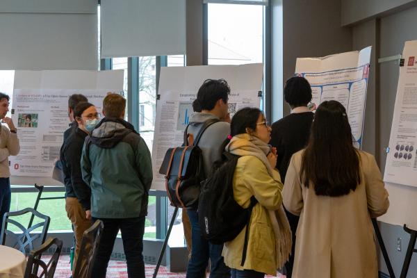 Image of presenters at the 2023 poster session